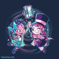 The Yetee's "Partners in Time" shirt design, unfortunately no longer sold.