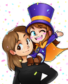 Art in celebration of Jenna Brown becoming the 2D Art Director for A Hat in Time.