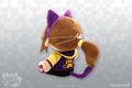 Back view of Fangamer's Nyakuza Hat Kid plush.