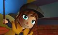 Hat Kid wearing Timmy's Hat.