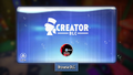 The main screen for Creator DLC.